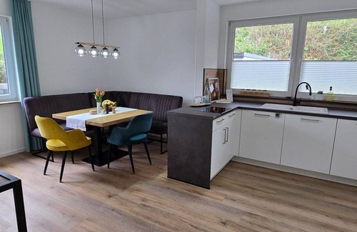 Herresbach Apartment | PANORAMA-Lodge bath/WC, up to 5 persons - RINGZEIT-Lodge