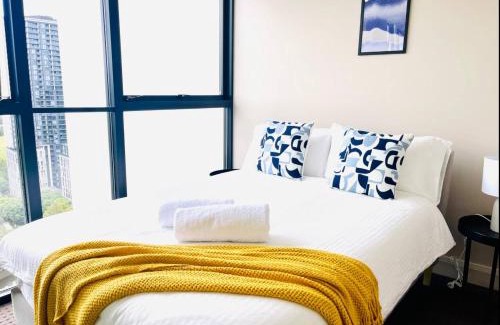 Sydney Olympic Park Apartment | Panoramic City View 3-Bedroom Condo with Wi-Fi & Parking