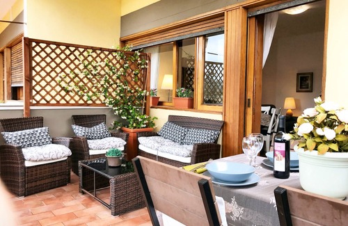 Campo di Marte Apartment | Riverside Panoramic Penthouse with Garage & Great Amenities