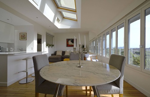 7th Arrondissement Apartment | Scenic Rooftop at Invalides: Spa & Breakfast Included
