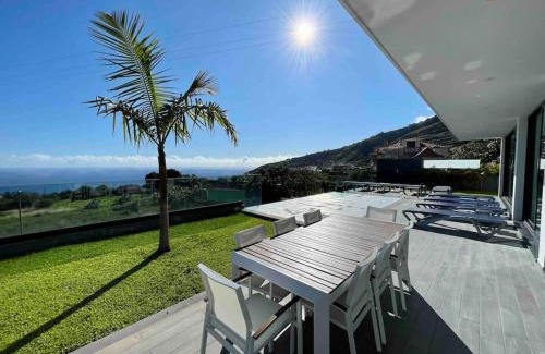 Calheta Villa | Panoramic View: 3-Bed Oasis with Heated Pool & Top Rating