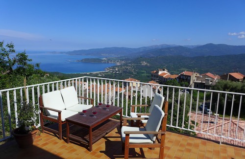 Calcatoggio Villa | Scenic Retreat with Ocean and Mountain Views - Top Rated