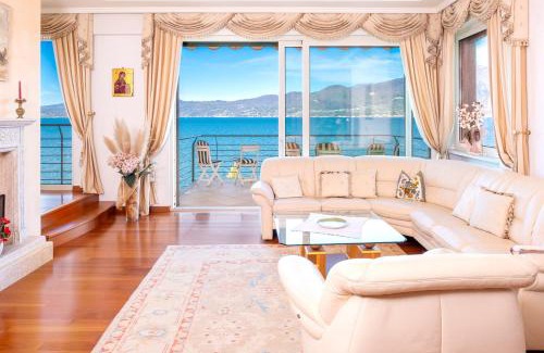 Torri del Benaco Villa | Experience the Panoramic Villa Clementina with Pool & Hot Tub