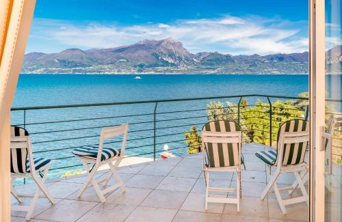 Torri del Benaco Villa | Experience the Panoramic Villa Clementina with Pool & Hot Tub
