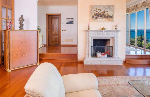 Torri del Benaco Villa | Experience the Panoramic Villa Clementina with Pool & Hot Tub