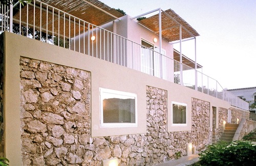 Tiberio Villa | Serene Villa with Pool, Garden & Terrace in Capri Town