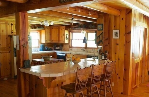 Nevada City Cabin | Papa Bear's Lodge: Family-Friendly Log Cabin with Pool & Spa