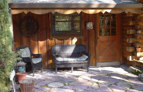 Nevada City Cabin | Papa Bear's Lodge: Family-Friendly Log Cabin with Pool & Spa