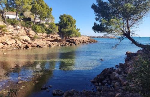 Calafat Apartment | Relax at Paraíso en Cala Llobeta with Oceanfront Pool