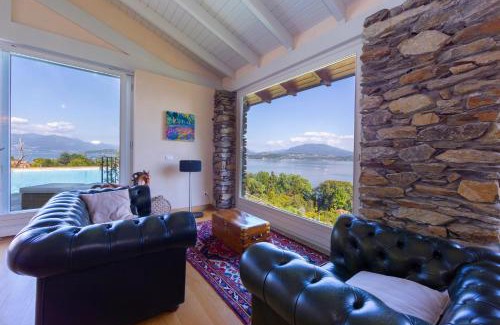 Belgirate Villa | Relax at Paradis Relais: Pool, Views & EV Charging
