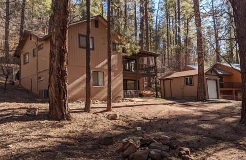 Christopher Creek Cabin | Paradise Cabin in the Pines: Kids' Oasis with Ocean View