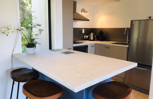 Waiheke Island Villa | Experience Paradise Palm Beach: Oceanfront with Hot Tub