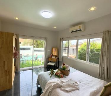 Hua Hin Villa | Family-Friendly Oasis with King Bed & Private Pool Retreat