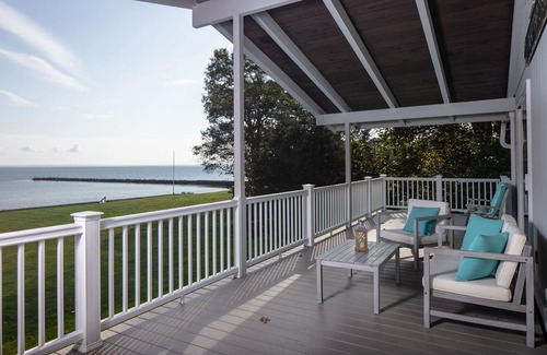 Mattapoisett House | Idyllic Waterfront Escape with Private Beach & Spa Access