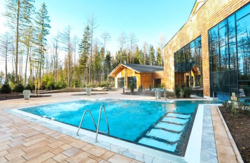 Leutkirch im Allgau House | Discover Park Allgäu by Interhome: Pool, Spa & Lake Views