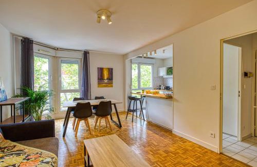 Villette Gare Apartment | Bright Part Dieu Apartment in a Beautiful Residence