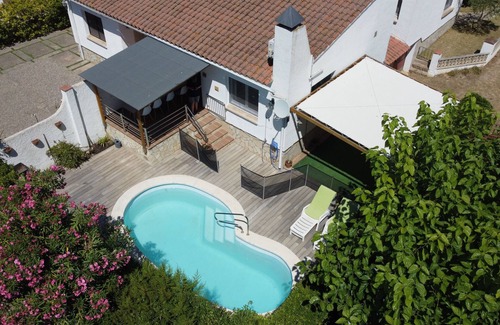 Mas Pinell House | Relax at PATI BLAU: Private Pool & Ocean View Getaway
