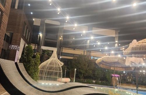 Gyeongju Apartment | Relaxing Patio Pool Villa with Ocean View & Private Pool