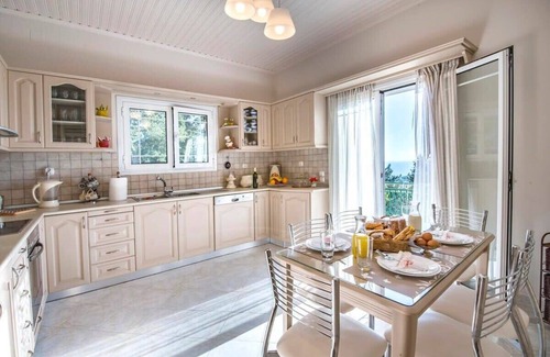 Ieromonachos Villa | Paxoi Serene Oasis: Mediterranean Retreat with Private Pool