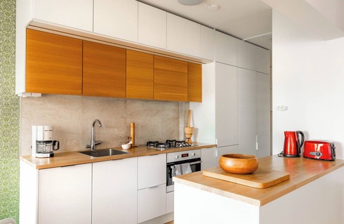 Punavuori Apartment | Serene 1BR Retreat in Design District with Kitchen Amenities
