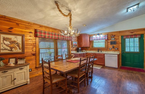 Maggie Valley Cabin | Tranquil Luxury Log Cabin: Pet-Friendly with Spa & Hot Tub