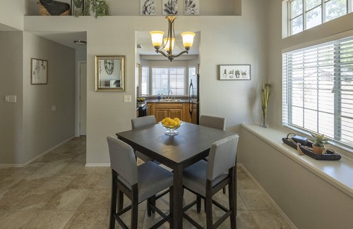 Mesa House | Guest Rated 10/10: Comfy 2BR Townhouse with Pool & Garage