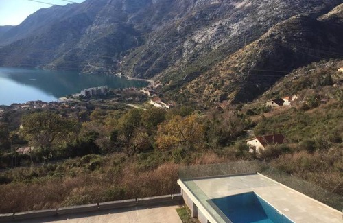Risan Apartment | Tranquil Risan Flat with Pool and Breathtaking Views