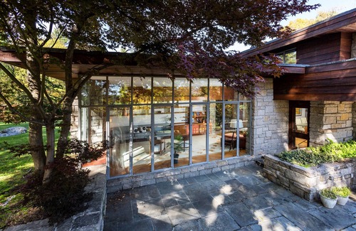 Northborough Cottage | Peaceful Getaway Cottage on grounds of historic mid-century gem
