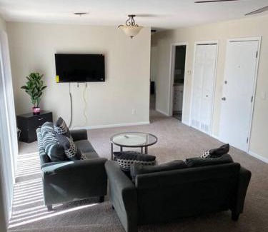 Lansing Apartment | Tranquil Retreat: Your Family-Friendly Home Away From Home
