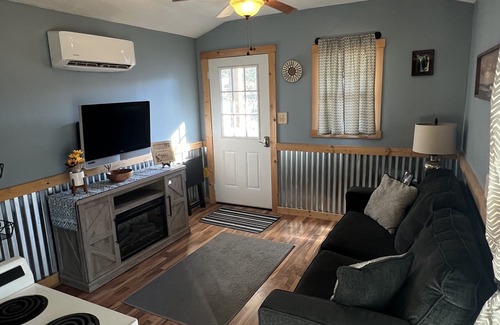 Ellsworth County Cabin | Serene Lake Cabin with Child-Friendly Amenities & 10/10 Rating