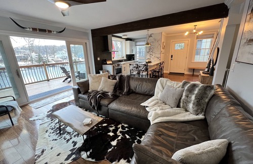 Hopatcong Villa | Serene LakeHouse: Spa, Game Room & Breathtaking Views