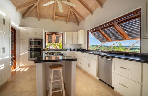 Willikies Villa | Serene Villa with Large Pool and Private Dock by the Sea