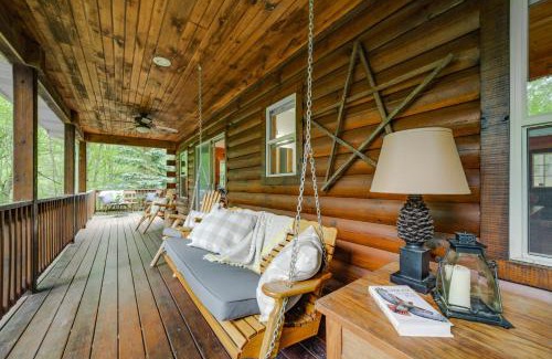 Waynesville House | Tranquil Smoky Mountain Cabin with Spa and Fire Pit