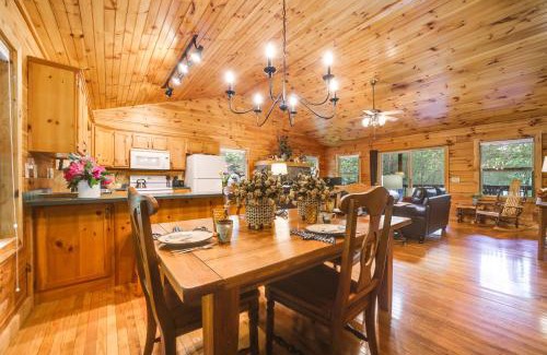 Waynesville House | Tranquil Smoky Mountain Cabin with Spa and Fire Pit