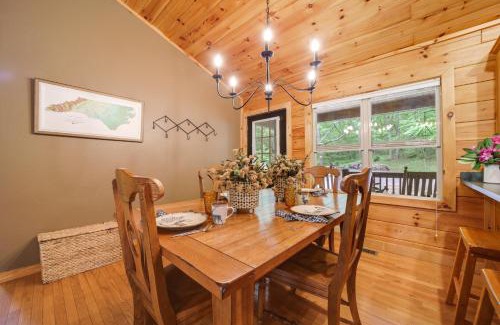 Waynesville House | Tranquil Smoky Mountain Cabin with Spa and Fire Pit