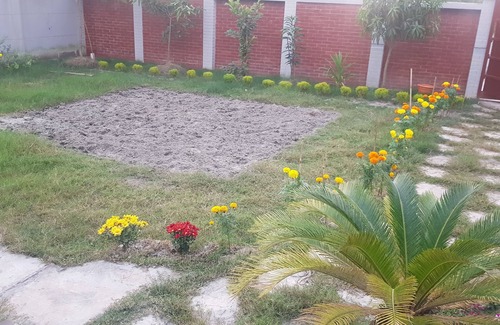 Dhaka Division Villa | Serene Villa: 3 Rooms, Pool & Garden Near Airport