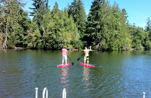 Longbranch Cabin | Peaceful Waterfront Cove Cabin with Canoe and SUPs, Perfect for Summer
