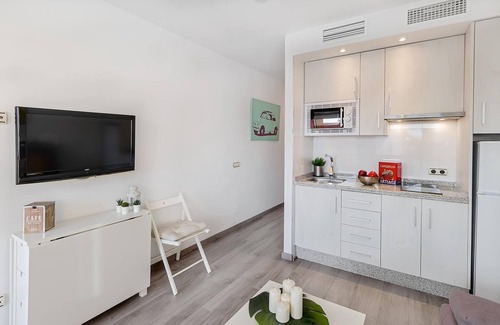 Las Acacias Apartment | Beachfront Pedregalejo Apartment with Pool and Ocean Views