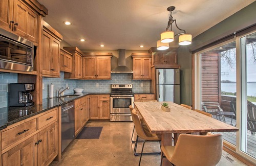 Breezy Point House | Lakefront Retreat: Relax by the Fire Pit & Enjoy Scenic Views