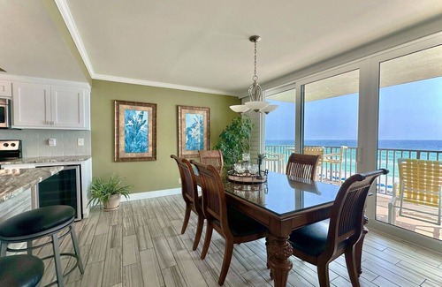 Thomas Drive Condo | Pet-Friendly Pelican Walk 506: Oceanfront Paradise Awaits