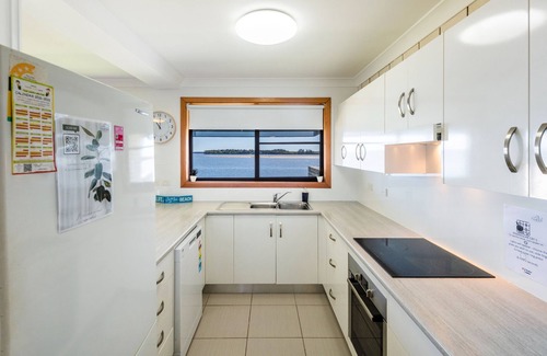 Yamba Apartment | Relax at Peninsula Court 5, Watch Dolphins from Your Room