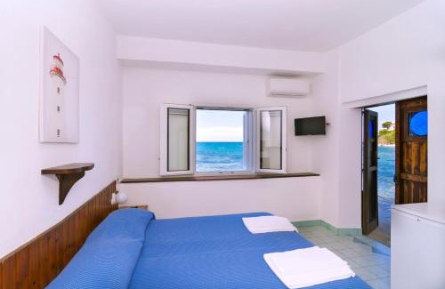 Marina di Casal Velino Hotel | Pensione Zio Attilio: Oceanfront Retreat with Beach Access