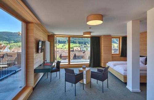 Elzach Apartment | Elegant Penthouse Retreat for Two with Breakfast Included