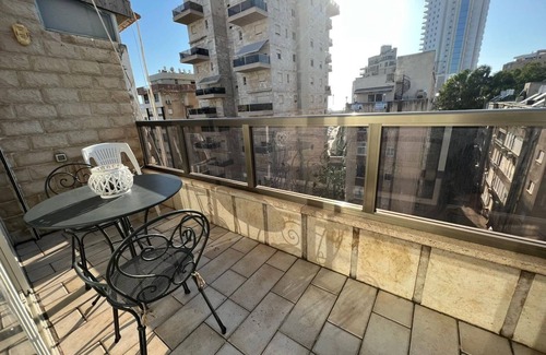 Netanya Apartment | Oceanfront Penthouse for 6 in Netanya, Steps from the Beach
