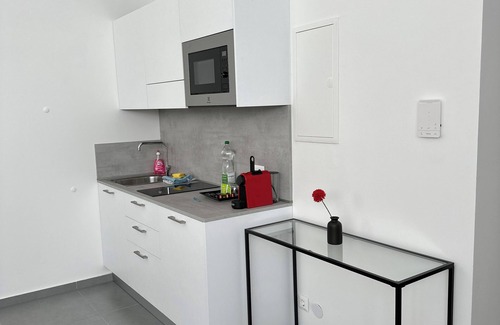 Sankt Leonhard Apartment | Penthouse 9 - Double Bed with Kitchen and Rooftop Terrace