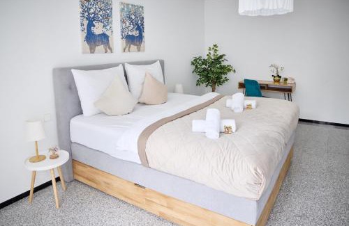 Weinheim Apartment | Ideal Getaway: IDEE Living Penthouse with Parking & Pets