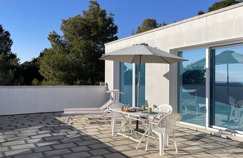 San Simone Apartment | Stylish Penthouse Retreat in Salento near Gallipoli