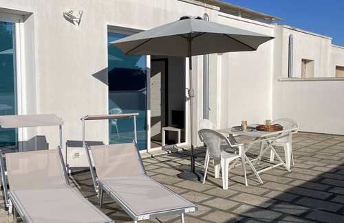 San Simone Apartment | Stylish Penthouse Retreat in Salento near Gallipoli
