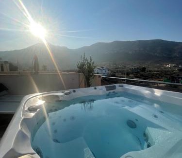 Casas de Tallante Apartment | Oceanfront Penthouse at La Azohia Beach with Hot Tub