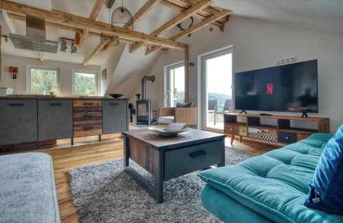 Triberg im Schwarzwald Apartment | Penthouse mit Aussicht über den Wald